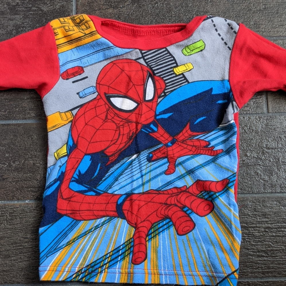 Toddler Marvel Spiderman PJ Top 🌪️